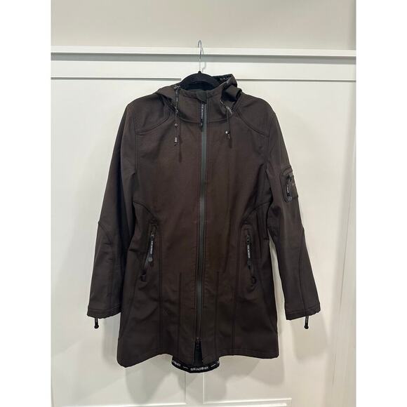 Ilse Jacobsen Regular Fit Hooded Raincoat Size 10(40) - Picture 1 of 7